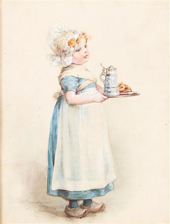 FRANCES BRUNDAGE (1854-1937) Little Dutch Girl.